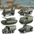 Pikkukuva 1 / 4: 6 kpl autot lelu painevalettu metalli leikkisetti ajoneuvoseos automallit lelu lapsille taaperoille pojille D
