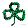 Pikkukuva 1 / 4: Clover Pendant St. Patrick's Day Green Color Strip Holiday Party Home Tunnelma järjestely hanging ornaments