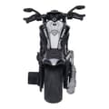 Miniatyrbillede 3 af 8: 1:12 Skala Retro Pull Back Motorcykel Legetøjsmodel Sort Plastik Dekoration til Børn