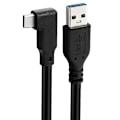Miniatyrbilde 4 av 5: VR datakabel albue Type-c datakabel Usb3.1 Gen 2 dobbel hann videoprojeksjonskabel 20 vr mobilspillkabel PQ121Black 3M