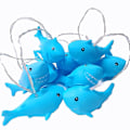 Pikkukuva 1 / 5: 1,5 m 10 Led Shark String Lights Paristokäyttöiset Led Fairy Fantastiska lampor för sovrum Baby Room Barnrum Födelsedagsfest dekoration (haj)