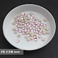 Miniatyrbillede 1 af 5: Engros lys pink multi stil flad ryg negl Rhinestone specialformede krystaller neglekunst sten 3d personlig dekoration 8-100pcs