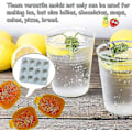 Miniatyrbilde 5 av 5: Isbitbrett Frukt Silikonform Ananas Jordbær Isform Gelékjeks Sjokolade Godteri kakeform 2 pakkesett