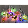 Pikkukuva 2 / 3: Muslimien Ramadan Festival Led Letter Castle String Valokoriste Lant 117,9 tuumaa Multicolor