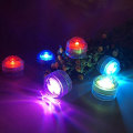 Miniatyrbild 2 av 3: 10 st Mini nedsänkbara LED-lampor med fjärrkontroll, små undervattensvärmeljus