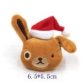 Miniatyrbild 1 av 4: 10 st/lot Plysch Tyg Patch Jul Snögubbe Penguin Vadderade Applikationer Barn Huvudbonader Klädsel Tillbehör Gör-det-själv Jullappar Christmas rabbit