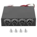 Kylfläktkontroller Humaniserad Brusreducering Multifunktionell PWM Hastighetskontroller 5V-12V