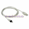 Miniatyrbillede 1 af 3: 1,4 m Usb 2,0 han-til-firewire Ieee-1394 4-benet han-kabelledningsforbindelseslinje