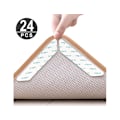Miniatyrbillede 1 af 4: Rug Gripper Anti-Slip Mat, 24 Stk Dobbeltsidet Anti-Curling Tæppe Gripper-Hvid