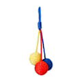 Miniatyrbillede 1 af 5: Cat Scratch Toy Inbyggd skramlande sten Reptålig husdjur Katt Hängande Sisal Scratch Ball Leksak Husdjurstillbehör Stad Blue