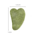 Pikkukuva 1 / 5: Natural Gua Sha Kit kasvoille Guasha sieni jade kivi hieronta kampatyökalut vartaloakupunktio stick Kauneus terveys guassi kaavin Package 1