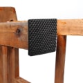 Miniatyrbilde 2 av 3: Sklisikker selvklebende gummifotputer Sort Funiture Stolputer Protector Gulvbeskyttere Square 12pcs
