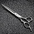 Miniatyrbild 4 av 4: Japan 440c stål frisörsaxar Frisör stylingverktyg 7 tums salong set Sharp
