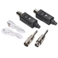 Genopladelig Trådløs XLR Mikrofon Adapter Sender Modtager til Lydmixere