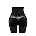 Miniatyrbilde 1 av 5: Dame med høy midje hofterumpeforsterker magekontroll truse Shapewear med avtakbare puter (1 stk-svart)
