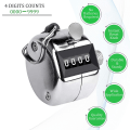 Miniatyrbillede 2 af 5: Clicker Counter Håndholdt Tally 4-cifret golf Manuel nummerscorer Mekanisk Palm Clicker