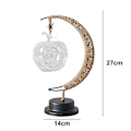 Pikkukuva 2 / 5: Dekorativ bordslampa, Moon Night Lamp Winding Bomullstråd Led Light Lamp style 4