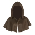 Miniatyrbild 5 av 5: Halloween Cos Costume Death Cloak Medeltida Hooded Cloak Cospiay Costume White