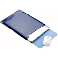 Miniatyrbillede 1 af 4: Mikrofiber læder laptop sleeve Slim Case Cover Luksus Pu læder taske Elagant beskyttelsescover Integreret musemåtte Kompatibel med Pro15.4, Navy Blu