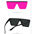 Miniatyrbillede 2 af 5: New Trend Large Frame One-Piece Uv400 Solbriller Street Shooting Retro