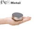 Pikkukuva 3 / 3: Bluetooth kaiutin Kannettava Mini Bluetooth kaiutinkortti Langaton metallinen pieni kaiutin hopea silver