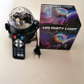 Pikkukuva 1 / 5: Disco Ball Disco Lights Party Lights Ljudaktiverat Led 3w Rgb Dance Light Show För Hem Rumsfester Födelsedag Bröllopsshow US plug