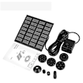 Miniatyrbillede 5 af 5: Solar Fountain Vandpumpe Power Panel Fountain Pool Havevanding 200l/t