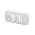 Miniatyrbild 1 av 5: Mini Multi-funktion trådlös Bluetooth Audio Mirror Väckarklocka Smart Speaker White