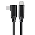 Pikkukuva 4 / 5: VR-datakaapeli kyynärpää Type-c datakaapeli Usb3.1 Gen 2 kaksoisurosvideoprojektiokaapeli 20 Vr mobiilipelikaapeli Black 1M