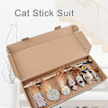 Miniatyrbild 5 av 5: Hhcx-7pcs Simulation Mouse Cat Toy Cat Stick Set Cat Scratch Bite Resistance Interactive Mouse Toy Cat