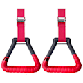 Miniatyrbild 1 av 5: 2 st Gymringar Gymnastikringar, Triangulära Pull-up Ringband Red
