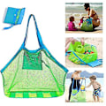 Miniatyrbilde 4 av 4: Mesh Beach Bag Extra Large Beach Bag Totes Tote Ryggsekk