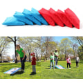 Miniatyrbillede 3 af 5: Cornhole Poser, 8-pak Nylon Bean Bags, Stof Cornhole Poser, 4 Røde + 4 Blå
