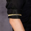 Miniatyrbild 2 av 4: Skjorta ärmhållare för herr metall Anti-halk elastiskt armband Armband Guld