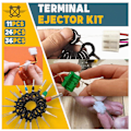 Miniatyrbilde 2 av 5: 73 stk Set Pin Ejector Wire Kit Extractor Auto Terminal Removal Connector Black