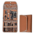 Miniatyrbild 4 av 5: 16 i 1 Nagelklippare Professionell sax i rostfritt stål Trimsats Konst Nagelband Utility Tools Nagelklippare Set