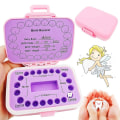 Miniatyrbillede 1 af 5: Babytænder Keepsake Box, Pp Børne Børne Tand Opbevaring