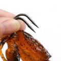 Miniatyrbillede 3 af 5: 1 stk Silikone Road Bait 3d Simulation Crab Bait Med Krog Bait Tackleorange
