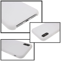 Miniatyrbilde 2 av 3: For Iphone X Pure Color Flytende Silikon + Pc Dropproof Protective Back Cover Case (hvit)