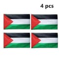 1-5 stk. Palestina brodert flagg polyesterstoff 90*150cm 4 pcs