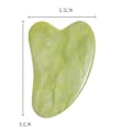 Pikkukuva 1 / 5: Natural Gua Sha Kit kasvoille Guasha sieni jade kivi hieronta kampatyökalut vartaloakupunktio stick Kauneus terveys guassi kaavin Package 2