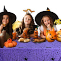 Pikkukuva 5 / 6: 2 kpl Halloween-hämähäkinverkko pöytäliina - Halloween-teemajuhlan koristelu ZB-02