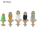 Miniatyrbild 2 av 3: 5 stycken falska skägg mustascher jul Halloween skägg Vuxen barn A A