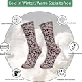 Miniatyrbild 4 av 5: Breathable Snowflake Socks Warm Soft Wool Socks Cozy Crew For Going Out In Winter-style 3