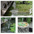 Miniatyrbillede 3 af 5: Solar Fountain Vandpumpe Power Panel Fountain Pool Havevanding 200l/t