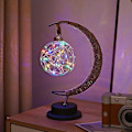 Pikkukuva 4 / 5: Dekorativ bordslampa, Moon Night Lamp Winding Bomullstråd Led Light Lamp style 5