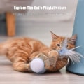 Pikkukuva 4 / 4: Hhcx-kissan pyörälelu Gatos Lelut Juguetes Para Jouet Chat Pet Interactive Kitten Pour Game (harmaa)