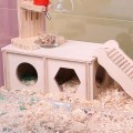 Miniatyrbillede 5 af 5: Hamsterhus Trägömställe Naturträboet Habitat for syrisk hamstrar 1
