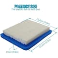 Miniatyrbillede 3 af 4: Luftfilter til plæneklipper Briggs & Stratton 491588S 491588 399959