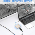 Pikkukuva 4 / 5: USB C -keskitin, Ultra Slim Type C -keskitinsovitin, Usb-c- power
